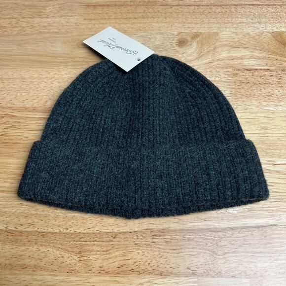 Universal Thread Women's Dark Charcoal Gray Wide Ribbed Winter Hat - NWT - Picture 6 of 8